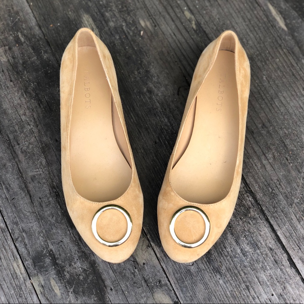 Talbots Suede flats | 8M